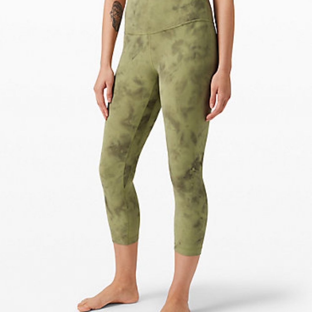 Lululemon Align 21" Crop, Diamond Dye